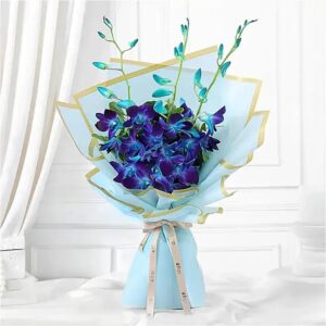 Buy Blue Orchids Bouquet online in Jaipur for birthdays and special occasions