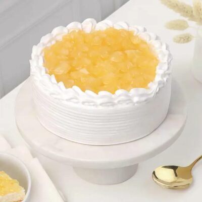 Buy pineapple cream cake online in Jaipur for birthdays and celebrations