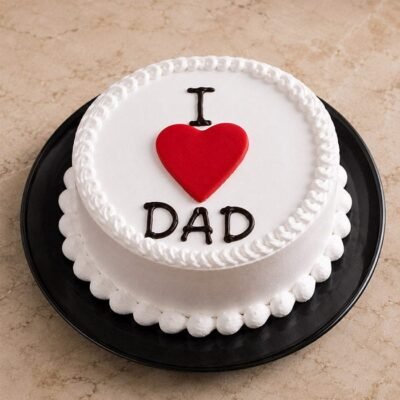 Buy I Love Dad Cake online in Jaipur for Father's Day celebrations