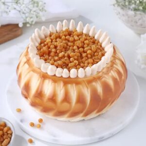 Buy Motichoor Fusion Cake online in Jaipur for birthdays and celebrations