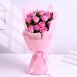 Buy Pink Roses Bouquet online in Jaipur for birthdays and special occasions
